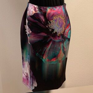 Apt. 9 Multicolor Floral Midi Skirt